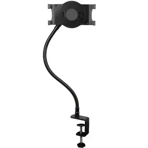 StarTech Gooseneck Tablet Holder ARMTBLTUGN Clamp Mount Active Holder for 7-11 Inch Tablets Black