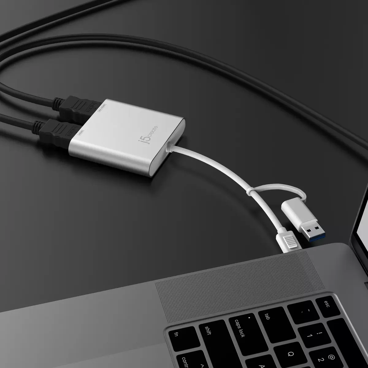 j5create JCA365-N USB-C to Dual HDMI Adapter Photo 6