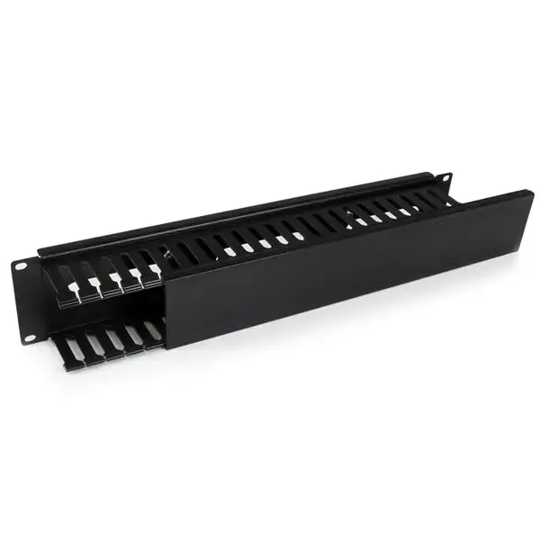 StarTech CMDUCT2U 2U Server Rack Cable Management Panel Photo 2