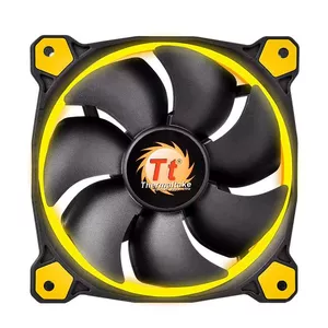 Thermaltake Riing 14 Корпус компьютера Вентилятор 14 cm Черный, Желтый