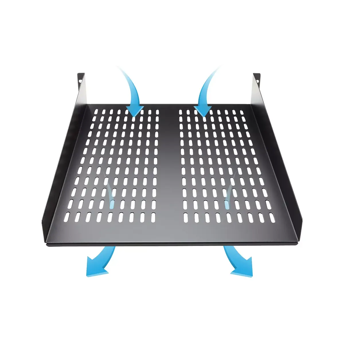 2U Vented Rack Shelf StarTech CABSHELF22V Photo 9