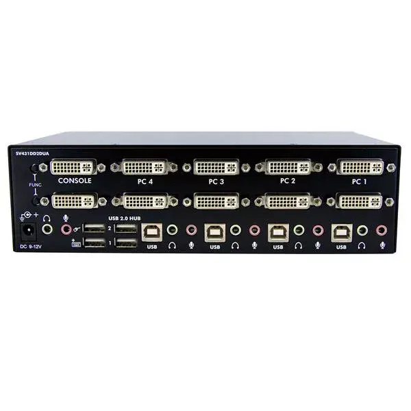 KVM slēdzis StarTech.com 4 Port Dual DVI USB Photo 3