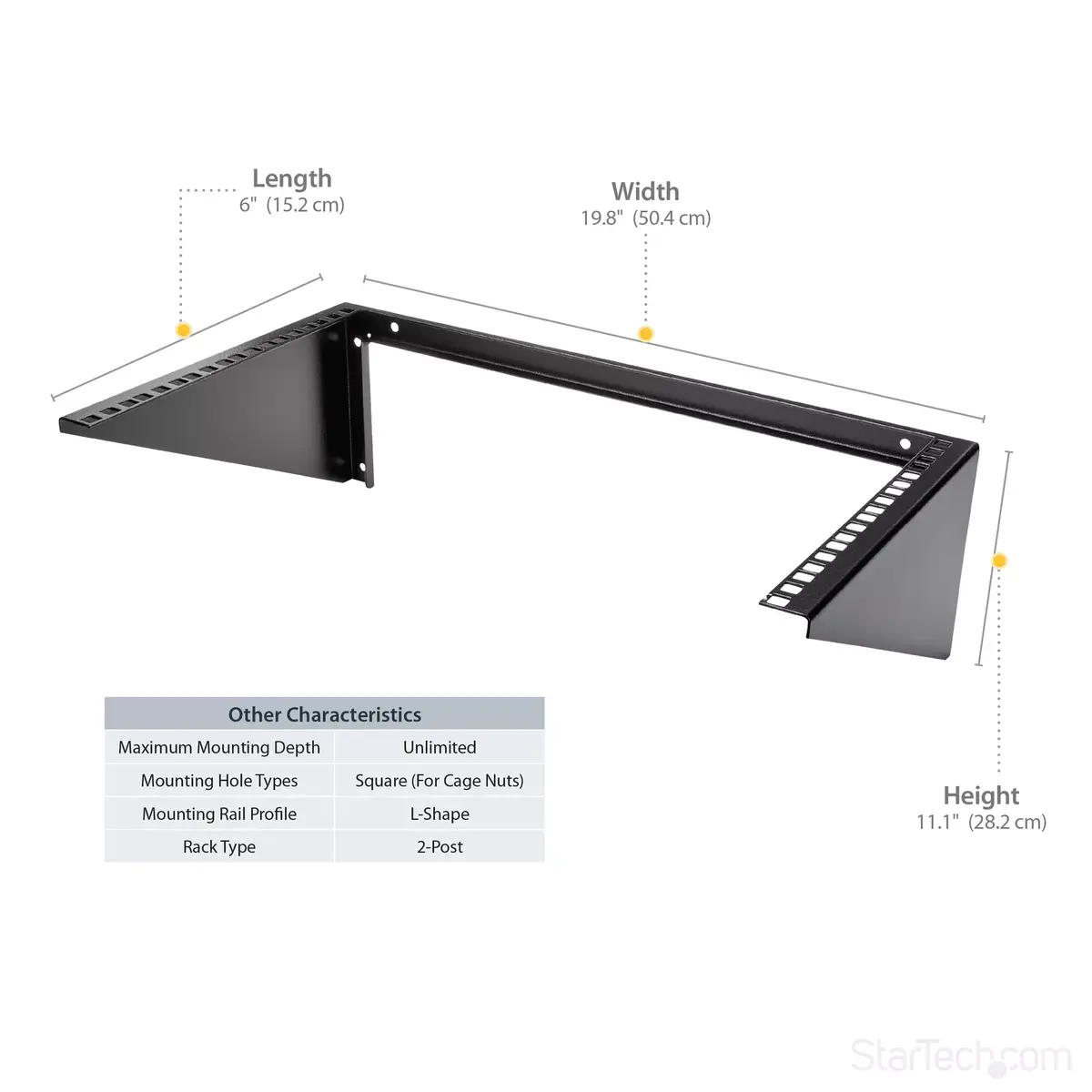 Wall Mounted Rack StarTech.com RK619WALLV Photo 11