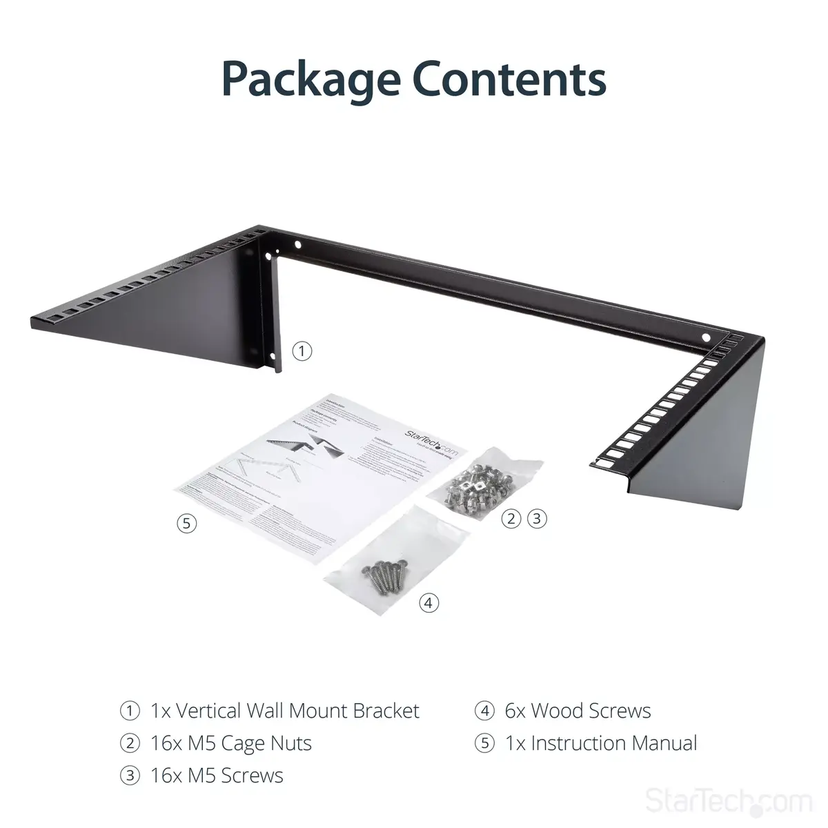 Wall Mounted Rack StarTech.com RK619WALLV Photo 12