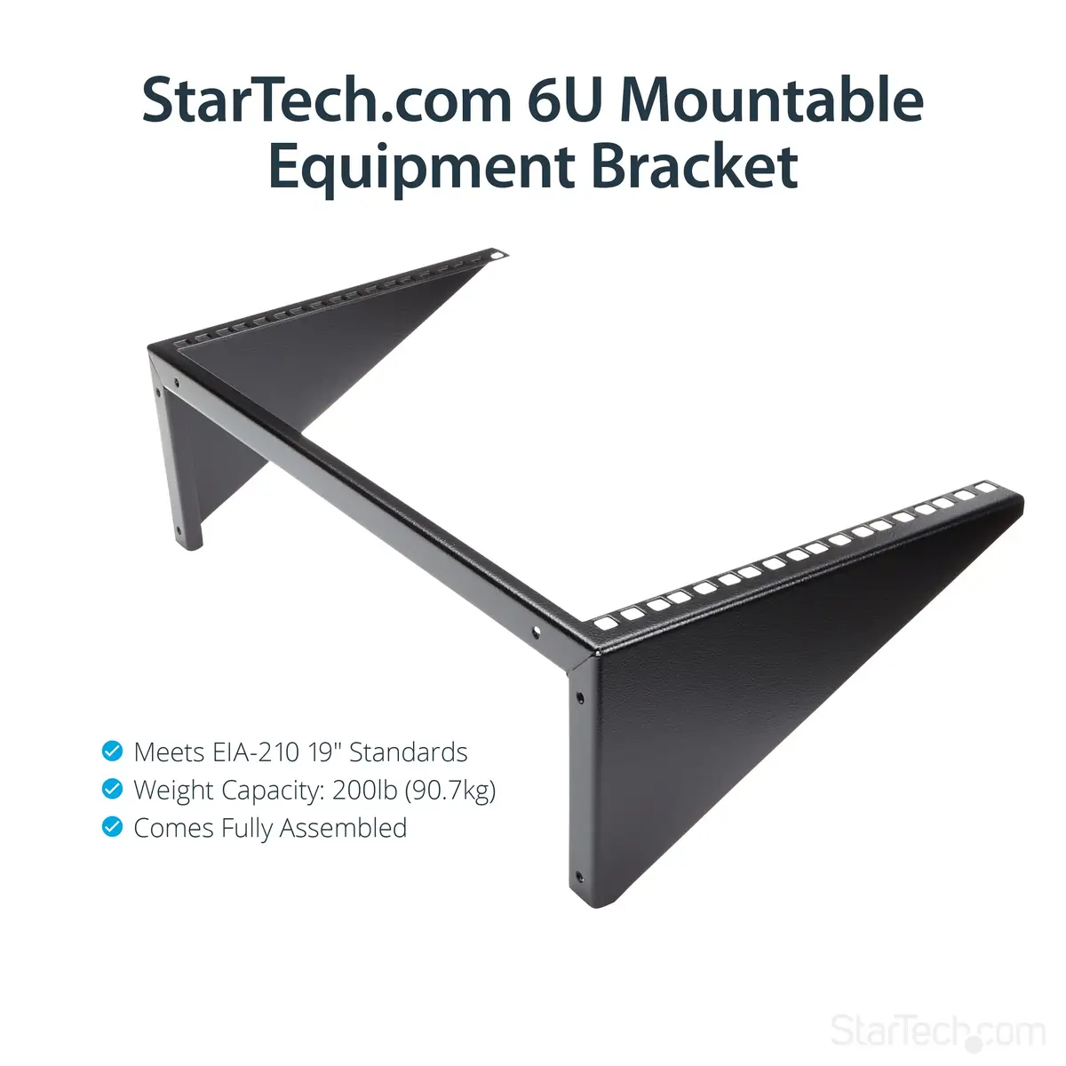 StarTech.com 6U Wall Mount Patch Panel Bracket RK619WALLV Photo 8