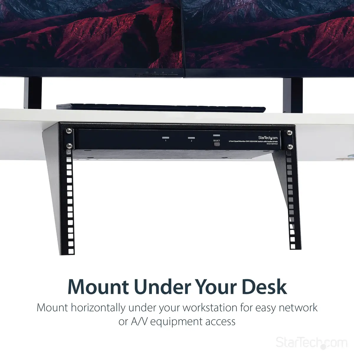 StarTech.com 6U Wall Mount Patch Panel Bracket RK619WALLV Photo 9