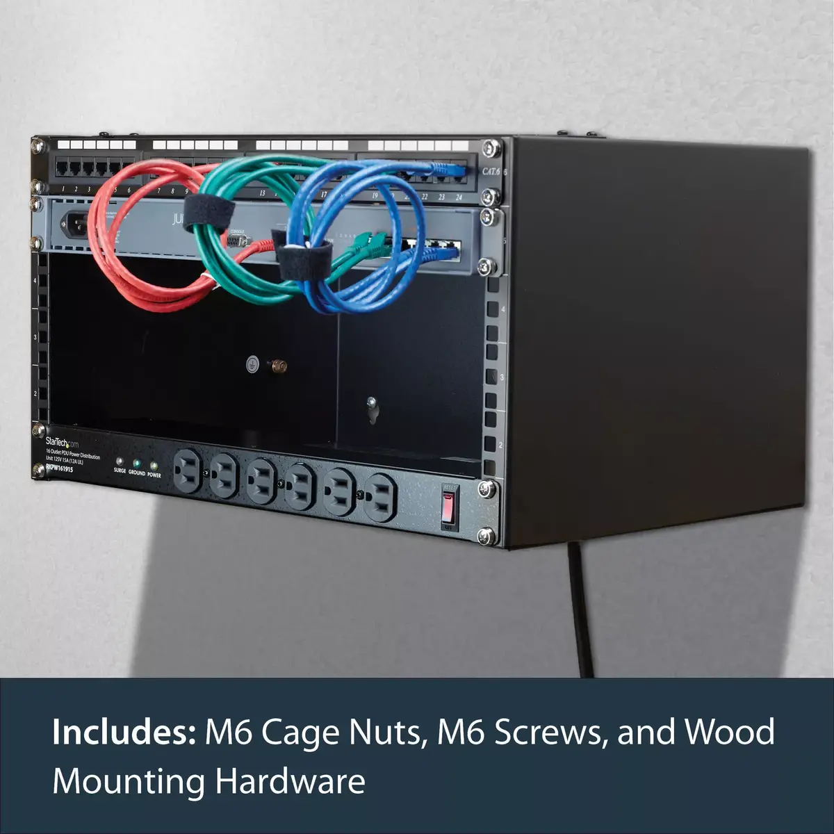 Wall Mount Rack StarTech.com 6U Photo 11