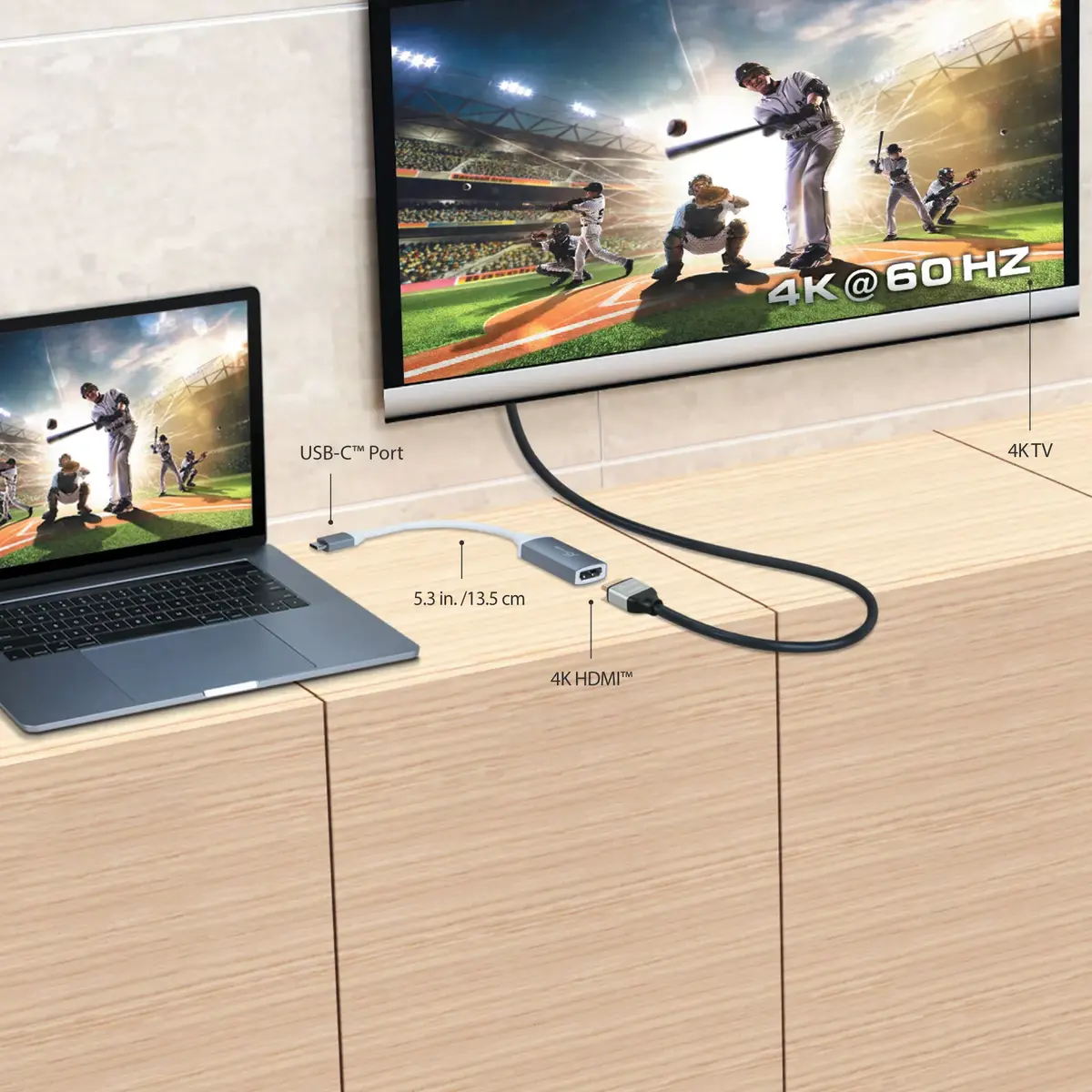 USB-C to 4K HDMI Adapter j5create JCA153G-N Photo 8