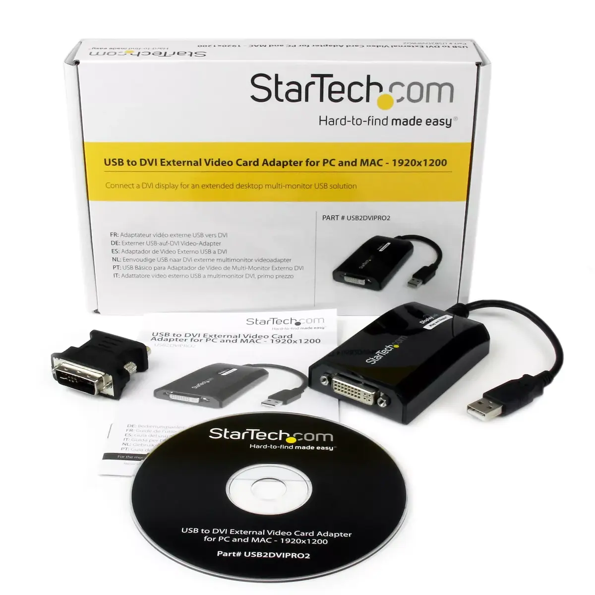 USB uz DVI adapteris StarTech.com USB2DVIPRO2 Photo 4