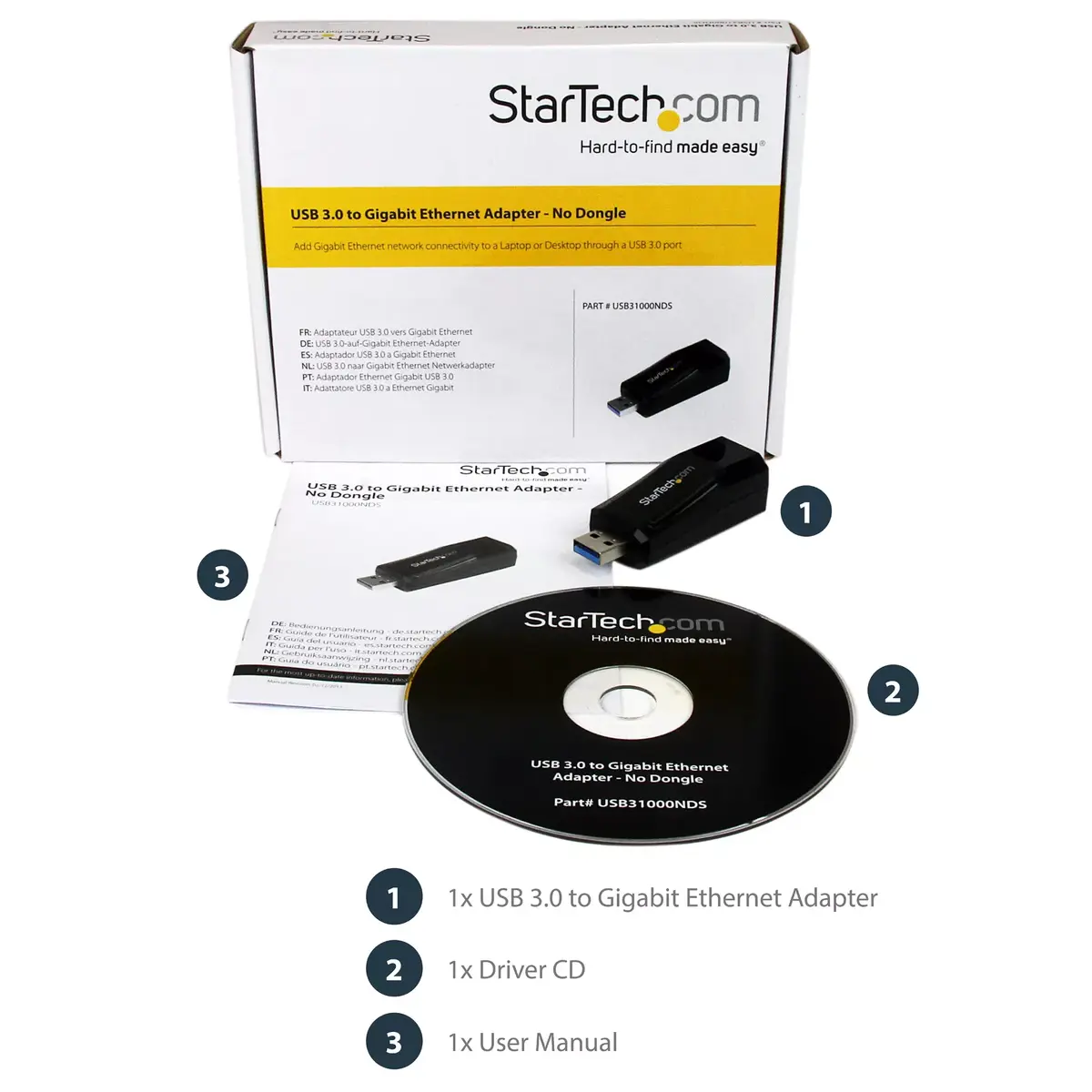 Сетевой адаптер StarTech.com USB 3.0 to Gigabit Ethernet Photo 10