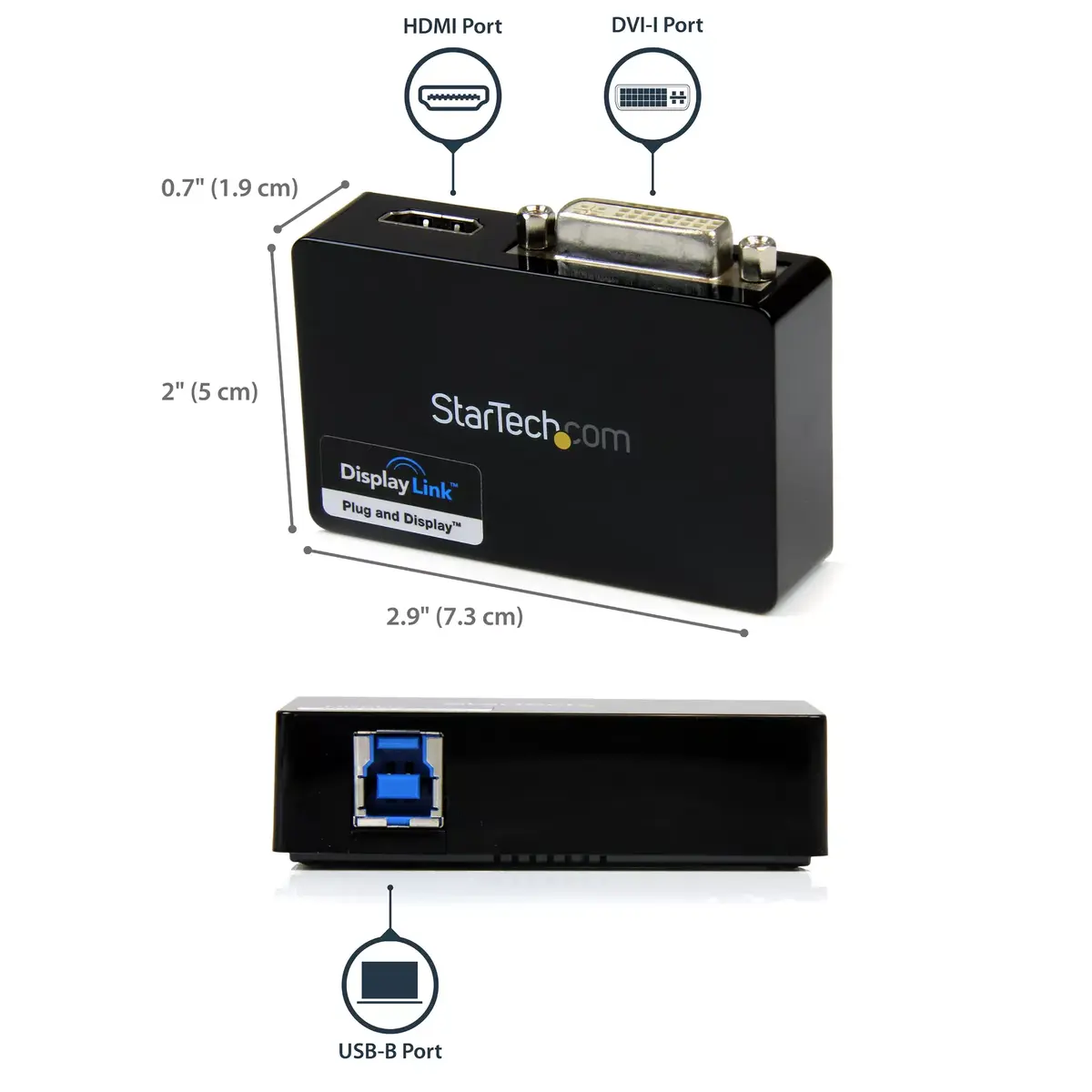 USB 3.0 uz HDMI / DVI adapteris StarTech.com USB32HDDVII Photo 3