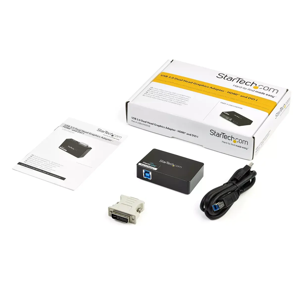USB 3.0 uz HDMI / DVI adapteris StarTech.com USB32HDDVII Photo 11
