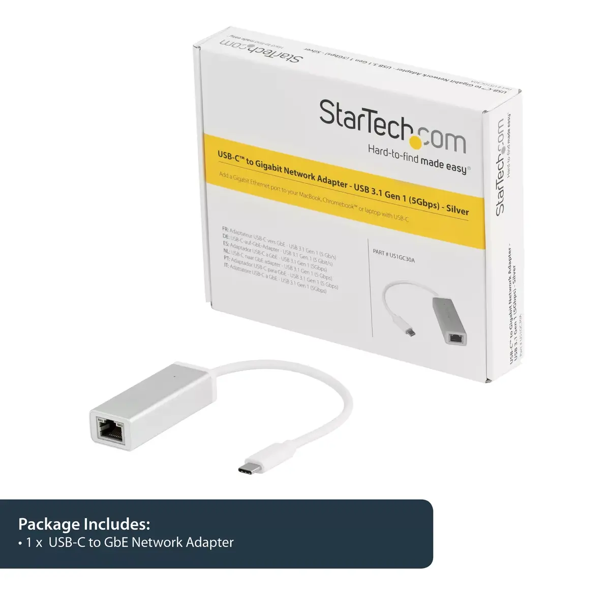 USB-C uz Gigabit tīkla adapteri StarTech.com US1GC30A Photo 9
