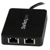 USB-C uz diviem gigabitu Ethernet adapteri StarTech US1GC301AU2R Photo 2