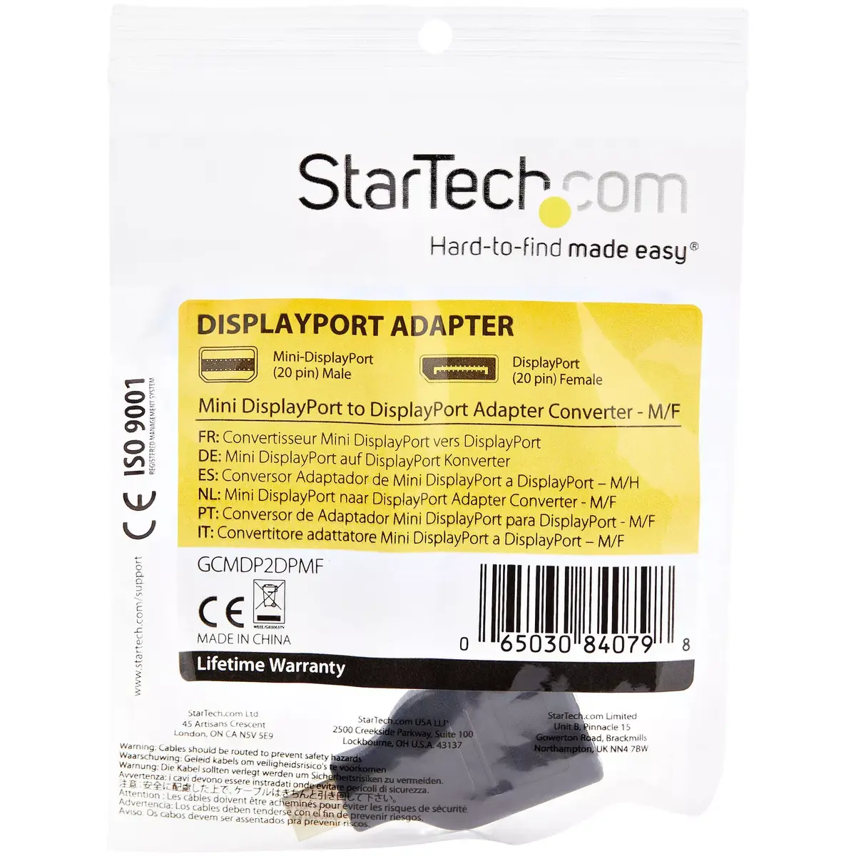 Mini DisplayPort uz DisplayPort adapteris StarTech GCMDP2DPMF Photo 3