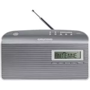 Grundig Music GS 7000 DAB+ Pārnesams Analogais un digitālais Pelēks, Sudrabs