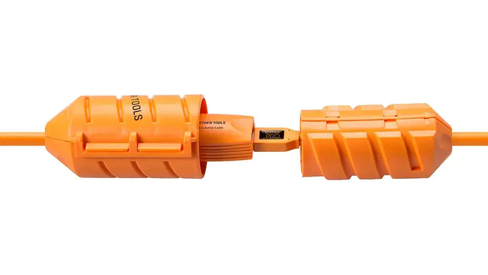 Tether Tools JerkStopper Floor Cable box — Orange Photo 5