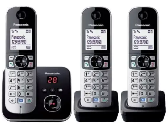 DECT telefons Panasonic KX-TG6823GB Photo 2