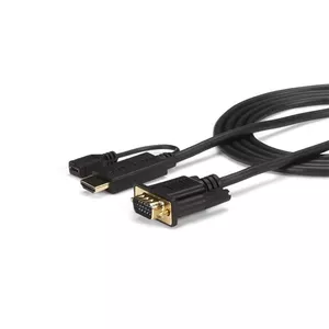 HDMI uz VGA aktīvais adaptera kabelis StarTech HD2VGAMM10