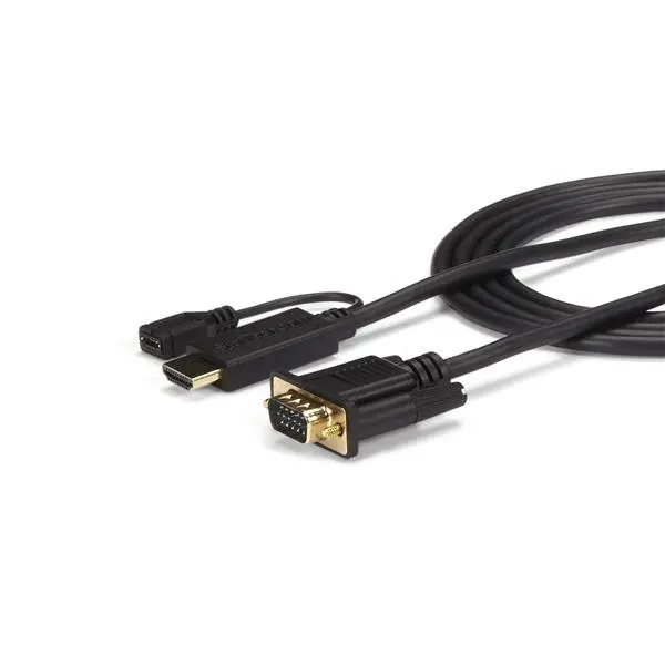 StarTech HD2VGAMM3 Aktīvs pārveidotāja kabelis HDMI