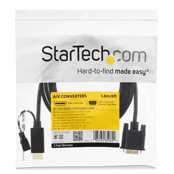 HDMI на VGA активный конвертер кабель StarTech HD2VGAMM6 Photo 5