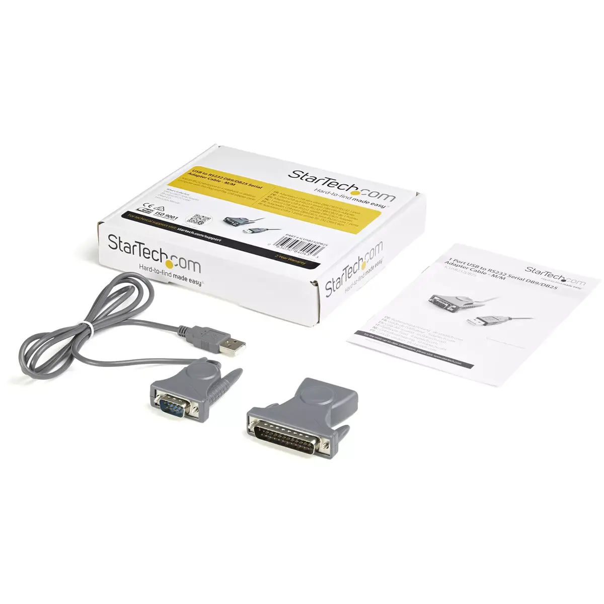 USB uz RS232 DB9/DB25 Seriālais Adaptera Vads, StarTech.com, ICUSB232DB25 Photo 6