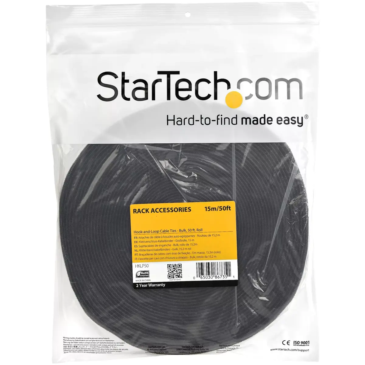Hook & Loop kabeļu saišu StarTech HKLP50 Photo 4
