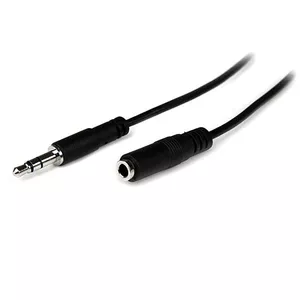 Audio Cable Extension  StarTech.com 2m Slim 3.5mm Stereo M/F