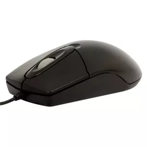 Wired optical mouse A4Tech OP-720, USB Type-A, 800 DPI, 3 buttons, black