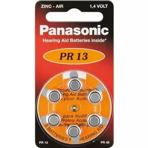 Panasonic V13 6-BL (PR48/PR13H) Vienreizējas lietošanas baterija Cinka-gaisa