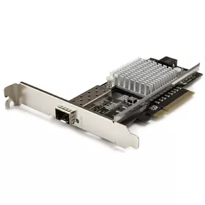 StarTech PEX10000SFPI 1 porta 10G Open SFP+ tīkla karte ar Intel mikroshēmu, PCIe interfeisu un vadu šķiedru savienojumu līdz 10000 Mbit/s