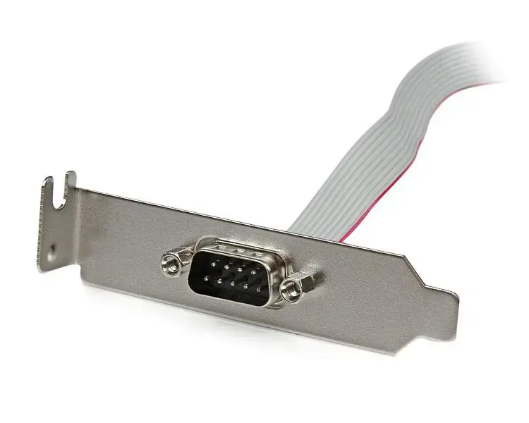 StarTech PLATE9M16LP Serial Port Bracket DB9 to 10 Pin Photo 2