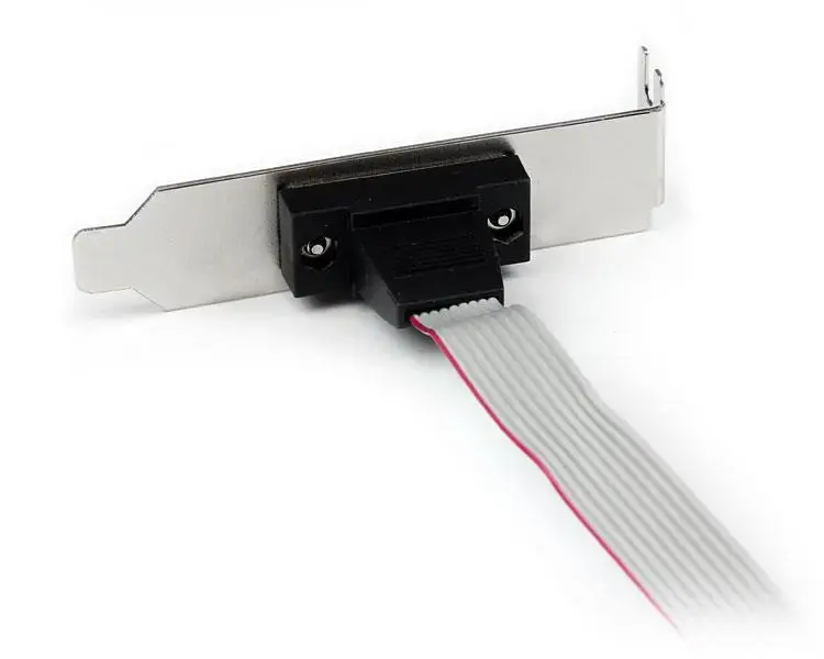 StarTech PLATE9M16LP Serial Port Bracket DB9 to 10 Pin Photo 3