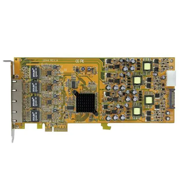 StarTech 4-портовая Gigabit PoE PCIe сетевая карта Photo 4