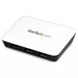 Сетевой адаптер StarTech.com USB 3.0 к Gigabit Ethernet NIC с 3 портами Hub Белый