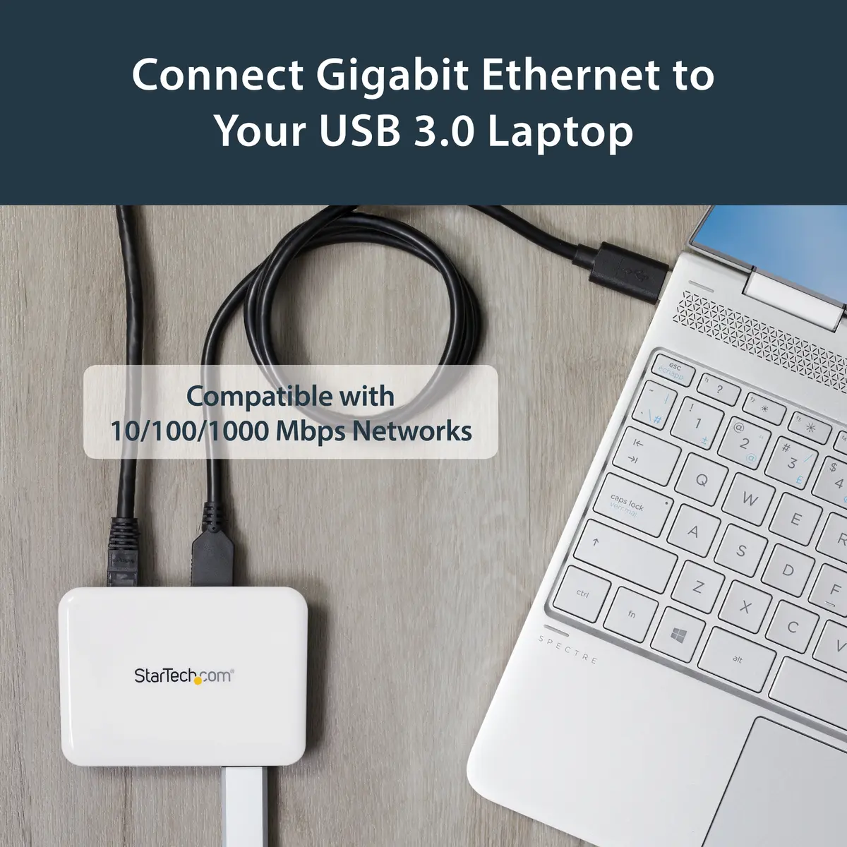 Сетевой адаптер StarTech ST3300U3S USB 3.0 Gigabit Ethernet с хабом Photo 8
