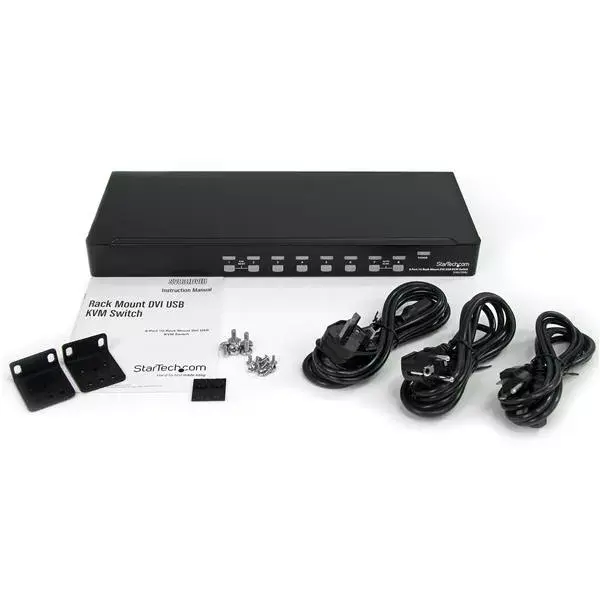KVM slēdzis StarTech.com 8 Port 1U Rackmount DVI USB Photo 4