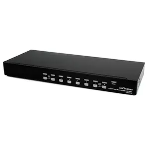 StarTech SV831DVIU 8 Port 1U Rackmount DVI USB KVM Switch with 1920 x 1200 Maximum Resolution and Steel Housing