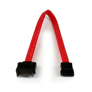 StarTech SATA pagarinātājs SATAEXT30CM 0.3 m SATA III SATA 7-pin Vīrietis/Sieviete Melns, Sarkans