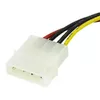 Power Cable Adapter StarTech.com 6in 4 Pin LP4 to SATA Photo 2