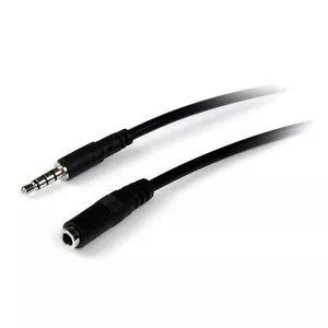 StarTech.com 1m 3.5mm/3.5mm audio kabelis Melns