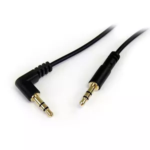 Audio Cable 3.5mm Male to Right Angle Male StarTech MU6MMSRA