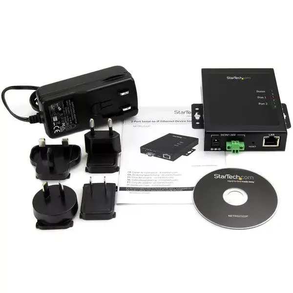 2-portu seriālais IP Ethernet ierīces serveris StarTech.com NETRS2322P Photo 4