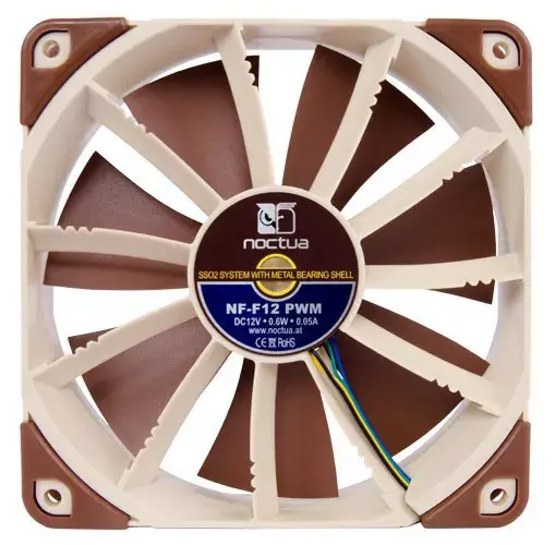 Noctua NF-F12 PWM 120×25 mm ventilators Photo 3