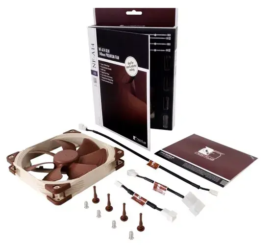 Noctua NF-A14 ULN 140 mm ventilators Photo 4