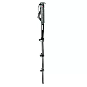 Manfrotto MPMXPROA4 XPRO Monopod, 4-Section Aluminium, 1/4" and 3/8" Attachment, Black