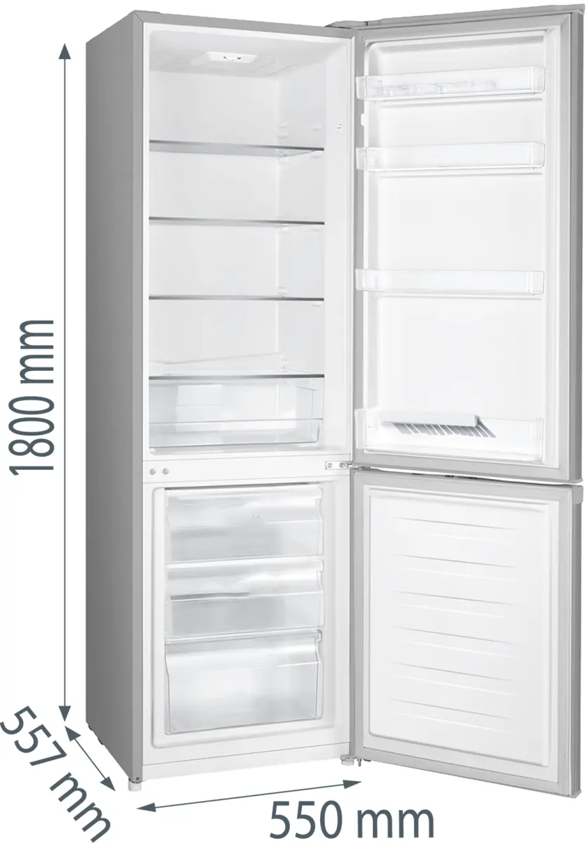 Холодильник с морозильной камерой Gorenje RK4182PS4 Photo 4