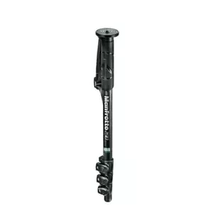 Manfrotto MM290C4 kameras monopod statīvs Ogleklis Melns