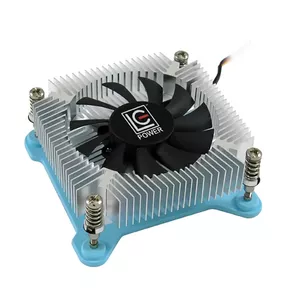 Cooler LC-Power LC-CC-65 Processor Cooling System 6.5 cm Blue Silver White