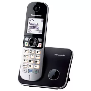 Panasonic KX-TG6811GB телефонный аппарат DECT телефон Идентификация абонента (Caller ID) Черный